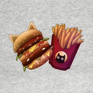 Menu 2 Double Cheeseburger and Kitty Fries T-Shirt